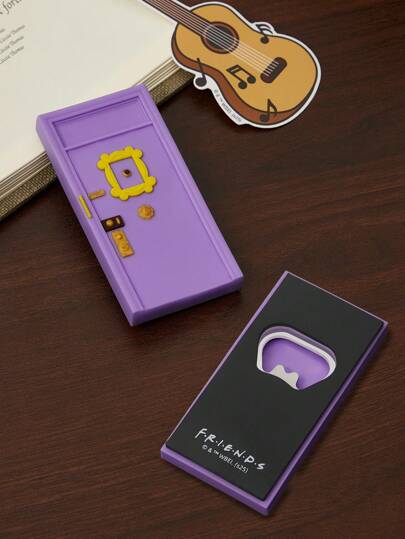 FRIENDS X SHEIN Rolig formad flasköppnare kylskåpsmagnet, bra dekoration för kylskåp, lämplig för kök, dricksvatten