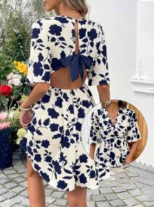 SHEIN LUNE 休闲女式露背拼接短款连衣裙 女式夏装 女式夏装 度假装 女式夏装 女式太阳裙 乡村演唱会服装 女式夏装 度假装 女式波西米亚风度假连衣裙 女士休闲连衣裙 女士教师服装 女士机场服装 女式夏装 女式碎花裙 女式飘逸裙 波西米亚风女装 夏季连衣裙 夏季度假连衣裙 外出服装 - 彩色 - 查看 3
