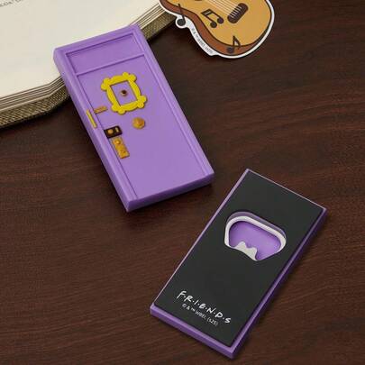 FRIENDS X SHEIN Nam châm hình dụng cụ mở nắp chai ngộ nghĩnh dùng cho tủ lạnh, vật trang trí đẹp mắt cho tủ lạnh, thích hợp cho nhà bếp, phòng uống nước.