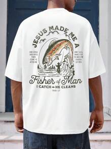 男士标准版型休闲 T 恤，简约时尚，适合日常穿着