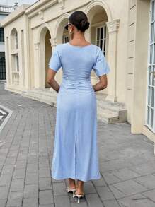 Siren Gaze 女士休闲条纹连衣裙，夏季