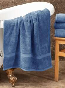 SHEIN 吸水抗菌家用男女卫生间浴室竹纤维素彩色浴巾1条装