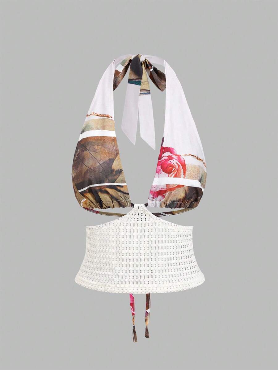 Sweetra Women's Sexy Bandeau Beach Resort Style Sleeveless Camisole, Spring/Summer - Multicolor - View 1