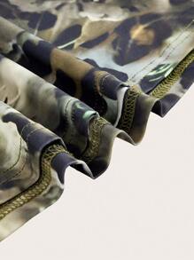 SHEIN Unity Women's Sexy Backless Spaghetti Strap Full Print Fishtail Hem Long Dress, Summer Holiday Resort Style