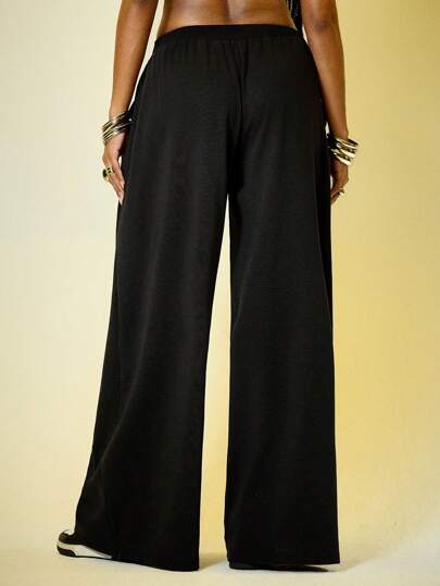 Street Life Y2K Streetwear City Name Embroidered Loose Fit Sweatpants