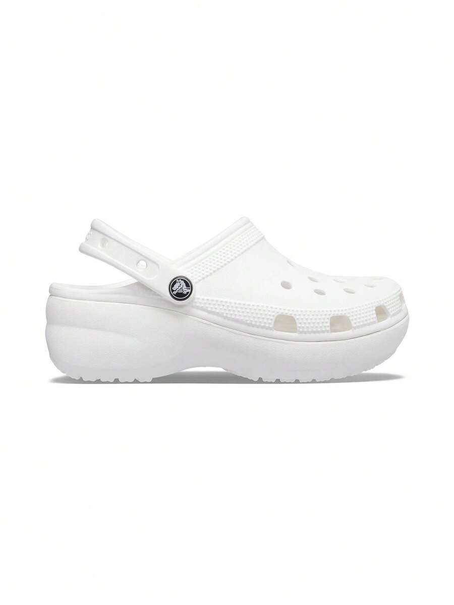 Crocs Classic Platform Clog 206750-100 White - White - View 1