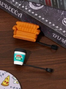 FRIENDS X SHEIN Tapón antipolvo para pajitas, tapa reutilizable para pajitas, apta para pajitas con un diámetro de 8-10 mm