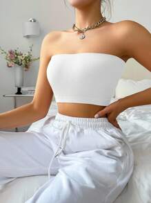 Moonlight&Mama 孕妇纯色罗纹无缝吊带背心休闲内衣