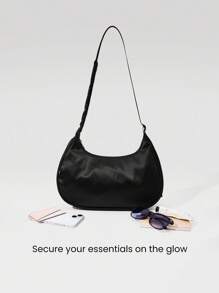 GLOWMODE Shine On 6L 缎面拉链口袋防水内衬单肩斜挎包钱包日常休闲装