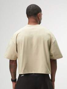 ARC Activewear Oversized T Shirt Performance Top Gym Workout - Apricot - View 2