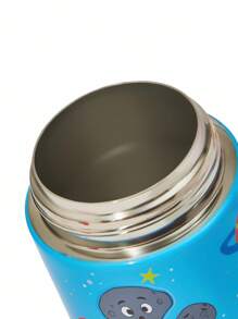 Blippi X SHEIN 16 盎司/500 毫升不锈钢吸管保温杯，保温杯，带手柄，方便拿取和携带 - 藍色 - 查看 9