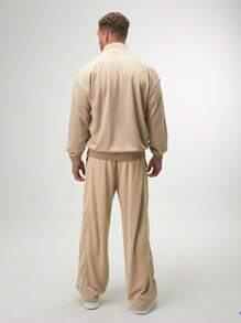 ARC Activewear Jogger Pants Trousers Performance Bottoms Gym Workout Fitness Running Leisure Wear - Brown - View 3