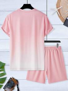 Manfinity RSRT Bộ 2 áo thun cổ tròn tay ngắn dáng rộng thoải mái cho nam và quần short - Nhiều màu - Xem 2