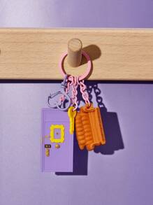 FRIENDS X SHEIN Llavero, colgador de bolso, decoración de elemento clásico