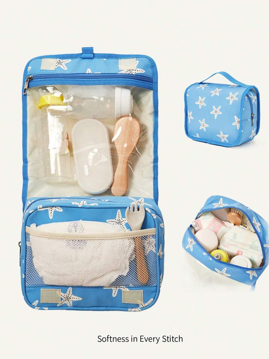 Cozy Pixies 便携式妈咪包、洗漱包、婴儿收纳包，适合存放毛巾、衣服等物品 - 淺藍色 - 查看 1