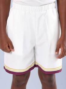 SUMWON Ensemble de short Jersey Paradise Beach Club Santa Cruz Style baseball d'été Tenue rayée d'équipe Vêtements d'activité