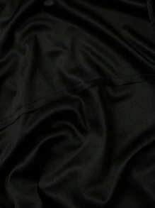 Manfinity Dauomo Men's Solid Color Hooded Tank Top - Black - View 4