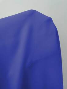 Elenzga 女士优雅裹身式蝙蝠袖雪纺上衣+阔腿宽松裤两件套，米色，适合夏季外出、约会、度假 - 霧霾藍 - 查看 7