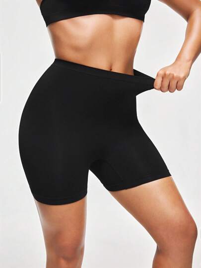 SHAPORA Solid Color Antiexposure Shorts