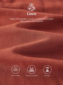 Ontre Hàng mới về năm 2025, Nâu cam, Nửa vạt, Không tay, Phong cách thoải mái thường ngày, Vải lanh pha trộn, Cổ tròn, Dáng rộng, Đầm midi xòe, Thiết kế thắt eo, Đầm dài đến giữa bắp chân dành cho nữ, Đa năng cho mọi mùa, Thích hợp mặc hàng ngày, Trang phục đi biển/nghỉ lễ, Phong cách Boho Chic, Kỳ nghỉ hè, Phong cách Indie, Lễ hội đồng quê miền Tây, Vải cao cấp, Thoải mái - Rỉ Nâu - Xem 12