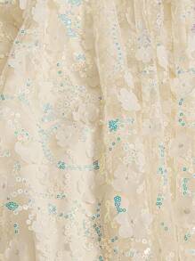 Aveloria Rosie Romantic Elegant Minimalist Sophisticated French Woman Luxury Occasion High-End Design Exquisite Beaded Embroidery Fabric Halter Sexy Hollow-Out Waist-Defining Flowy Maxi Dress, Sleeveless, For Women