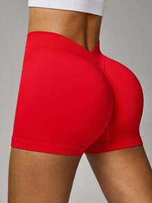 Easithlete Quần short thể thao nữ cạp chun, nâng mông gợi cảm, co giãn thoải mái khi tập yoga và thể dục - Nhiều màu - Xem 3