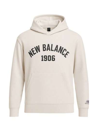  New Balance MT33553 - Men's Letter Print Long Sleeve Hoodie