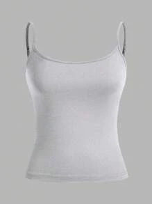 SHEIN EZwear 3pcs Women Casual Camisole Tight Fitting Tank Tops, Versatile For Daily Wear, Summer 3 Pack Tank Tops Tank Tops Women Spaghetti Strap Back To School