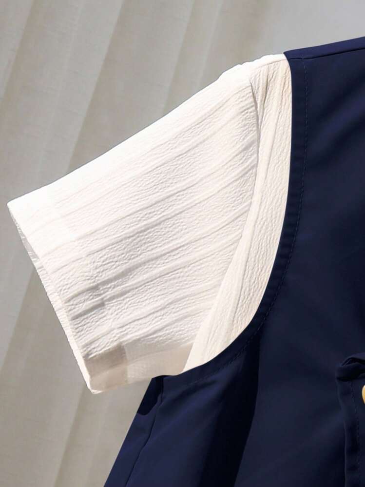 SHEIN بدلة طفل ولد بأسلوب جنتلمان متعددة الاستخدامات للصيف - جاكيت صدرية رمادية، مجموعة بنطلون طويل ذو خصر مطاطي، مناسبة لحفلة عيد الميلاد، حفلة المساء، الأداء، الزفاف، حفل استقبال المولود، المعمودية، احتفال عيد الميلاد الأول للطفل الولد. بدلة طفل ولد أزرق داكن مجموعة بدلة طفل ولد 18 شهر بدلة ولد أسلوب جنتلمان جاكيت طفل ولد أزرق داكن للخريف والشتاء - متعدد الألوان - مشاهدة 9