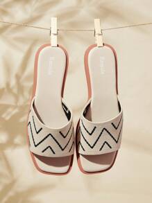 Ressula Women's Fashion Flat Slip-On Shoes - Beige - View 2