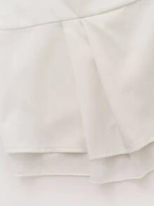 全新休闲无袖马甲百搭修身加大码女式背心开衫 - 白色 - 查看 4