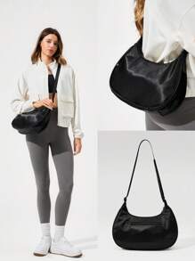 GLOWMODE Shine On 6L 缎面拉链口袋防水内衬单肩斜挎包钱包日常休闲装