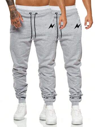 Street Life 2 piezas Pantalones deportivos casuales y versátiles para hombres, aptos para primavera/verano