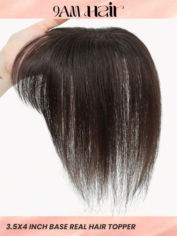 10inch Hair Toppers for Women Real Human Hair Pieces for Women with Thinning Hair
