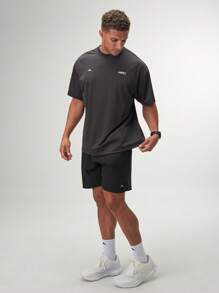 Origin Oversized T-Shirt - Black - View 4