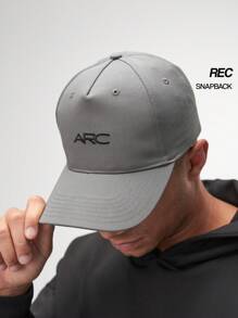 ARC Men's Activewear Training Hat Performance Cap Running Gym Workout - Grey - View 1