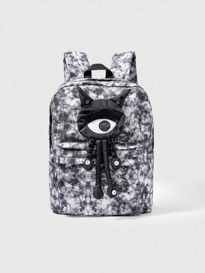 Grunge Punk Back To School, Big Eyes Doll Design Backpack