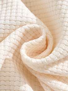 SHEIN Tween Girls Short Jacket Lightweight Outerwear With Elegant Ruffle Collar Fall Winter - Apricot - View 7