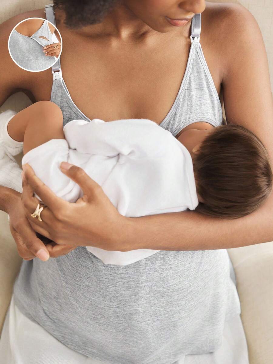 孕妇夏季休闲哺乳打底上衣