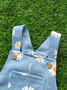 Newborn Baby Girls' Cute Cartoon Print Rompers, Summer Versatile - Multicolor - View 3