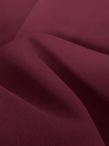 Elamini 白色无袖刺绣修身衬衫，春夏 - 紅色 - 查看 7