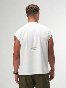 Motion Cap Sleeve Tank - White - View 2