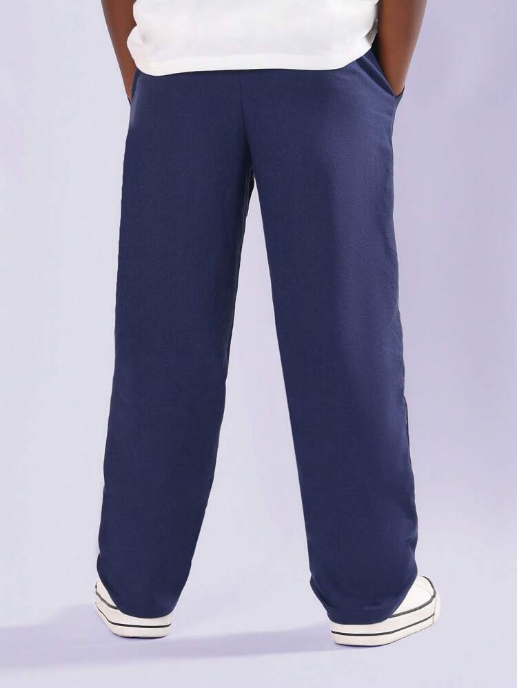 Drawstring Comfortable Jogger Sweatpants With Elastic Cuffs