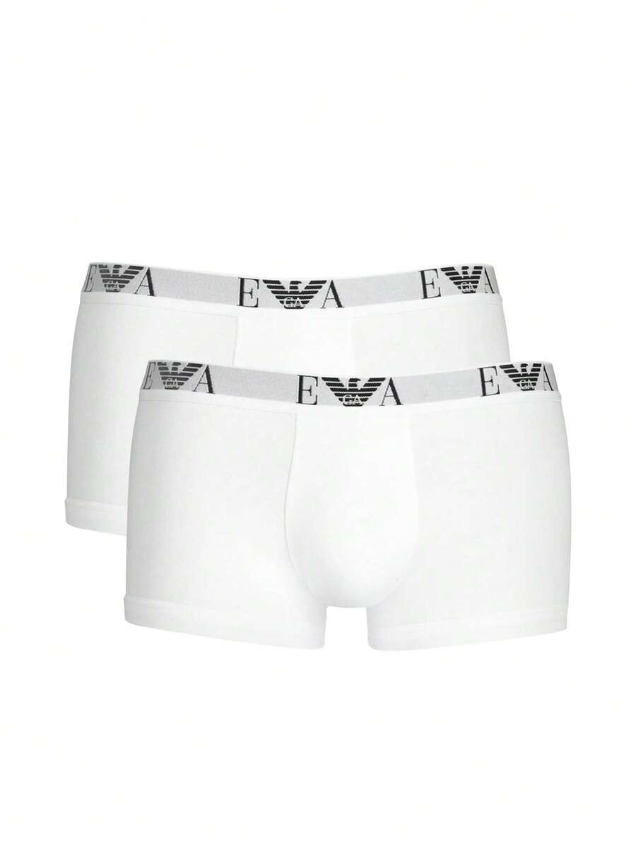 Emporio Armani BOXERS 2 PACK - 白色 - 查看 1