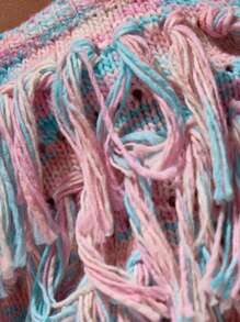 MUSERA 荷叶边针织多层迷你裙，适合夏季伊比沙岛、Y2K 酷女孩、音乐节、锐舞派对、度假俱乐部、可爱海滩、生日派对、春假、嘉年华、复活节等场合。 - 粉色 - 查看 6