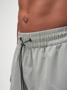 ARC Activewear Performance Shorts Running Basketball Quick Dry Fitness Gym Workout Training Training Shorts - Grey - View 4