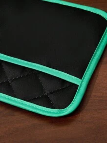 FRIENDS X SHEIN Accesorios de cocina resistentes al calor con estampado de Maldivas y Trilu, a elegir entre guantes o agarradores, aptos para el horno, con aislamiento de almohadilla gruesa