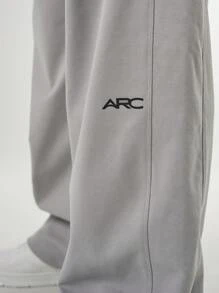 ARC 运动服慢跑裤长裤高性能下装健身房锻炼健身跑步休闲服 - 灰色 - 查看 4