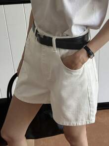 DAZY Women's Loose Distressed Denim Shorts, New Summer Style