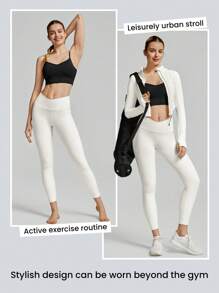 GLOWMODE Featherfit™ Heart-Shaped U Back Adjustable To The Studio Sports Bra Low Impact Yoga Studio Fall Winter